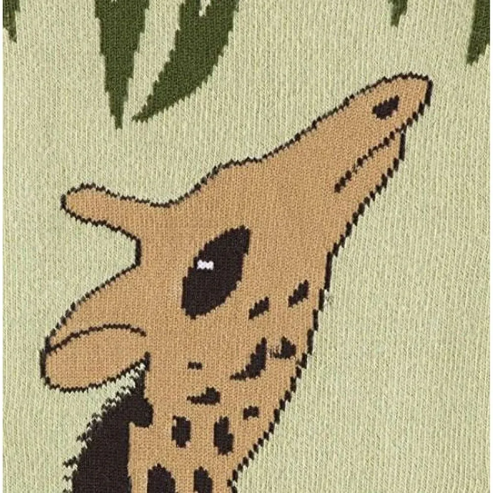 Sock It To Me Giraffe Knee High Socks Green Brown Animal NWT Style G0118